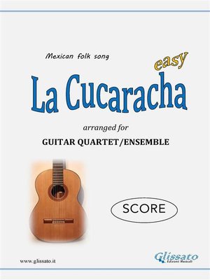 cover image of La Cucaracha--Guitar Quartet (SCORE)